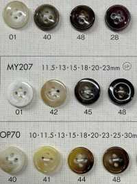 MY207 Adult Elegant 4-hole Polyester Button DAIYA BUTTON(DAIYA BUTTON) Sub Photo