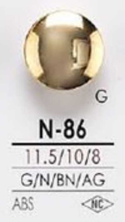 N86 ABS Resin Metal Button