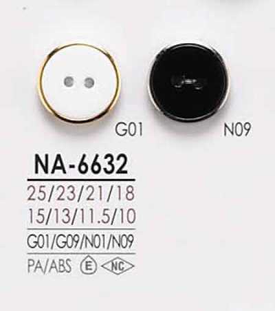 NA6632 Dyeable Two-Hole Cap And Close Post Button