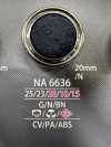 NA6636 Cap And Close Post Combination Covered Button