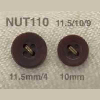 NUT110 Nut 4-hole Button With Front Holes
