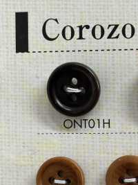 ONT01H Natural Material Corozo Nut 4-hole Button DAIYA BUTTON(DAIYA BUTTON) Sub Photo