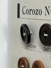 ONT01H Natural Material Corozo Nut 4-hole Button DAIYA BUTTON(DAIYA BUTTON) Sub Photo
