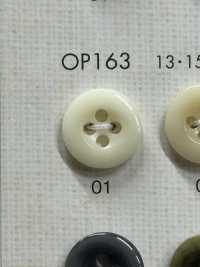 OP163 Elegant Buffalo-like 4-hole Polyester Button DAIYA BUTTON Sub Photo