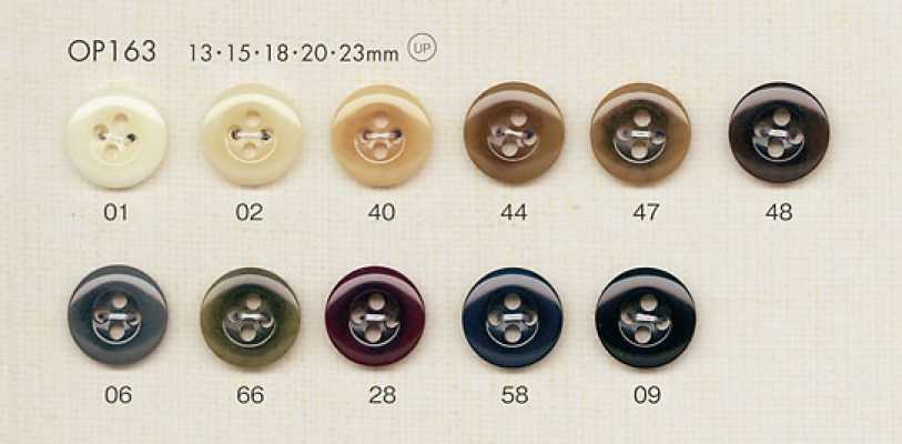 Elegant Buffalo Horn Style 4-Hole Polyester Button