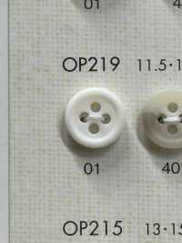 OP219 Colorful Buffalo-like 4-hole Polyester Button DAIYA BUTTON(DAIYA BUTTON) Sub Photo