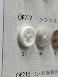 OP219 Colorful Buffalo-like 4-hole Polyester Button DAIYA BUTTON(DAIYA BUTTON) Sub Photo