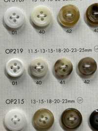 OP219 Colorful Buffalo-like 4-hole Polyester Button DAIYA BUTTON(DAIYA BUTTON) Sub Photo