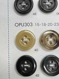 OPU303 Urea Resin 4-hole Button DAIYA BUTTON Sub Photo