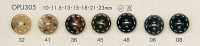 OPU305 Stitch Design 4 Holes Tortoiseshell Polyester Button DAIYA BUTTON(DAIYA BUTTON) Sub Photo