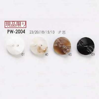 PW2004 Polyester Resin Front-hole 2-hole Button
