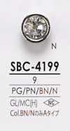 SBC4199 Crystal Stone Button