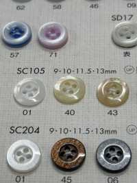 SC105 DAIYA BUTTONS Impact-resistant Hyper Durable Series Shell-like Polyester Buttons DAIYA BUTTON(DAIYA BUTTON) Sub Photo