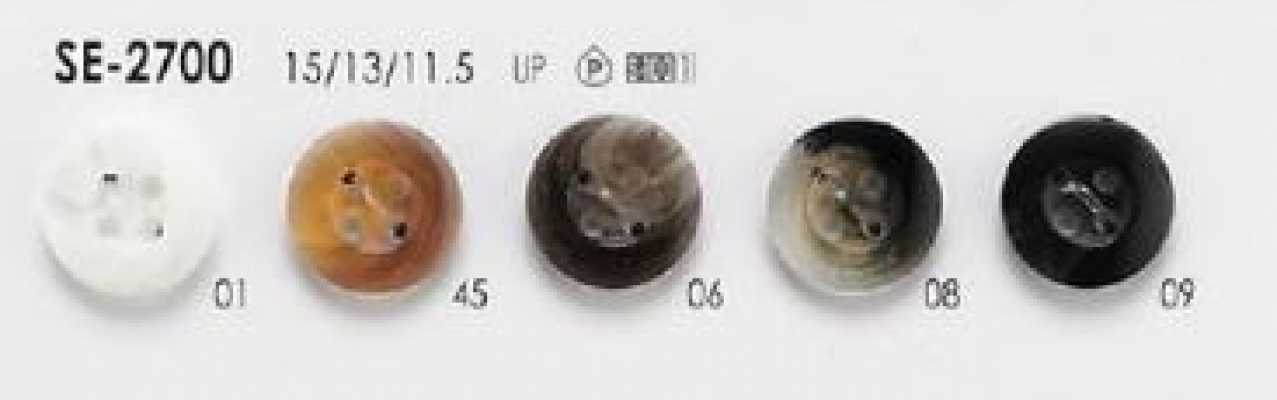 4-hole Glossy Polyester Button