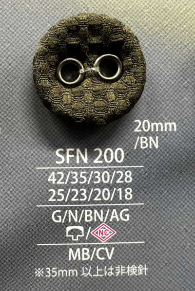 SFN200 Eyelet Cap And Close Post Covered Button