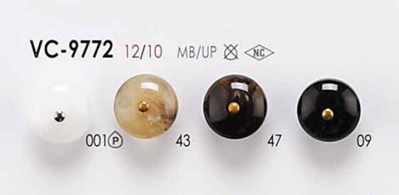 VC9772 Shell-Style Pin Curl Button