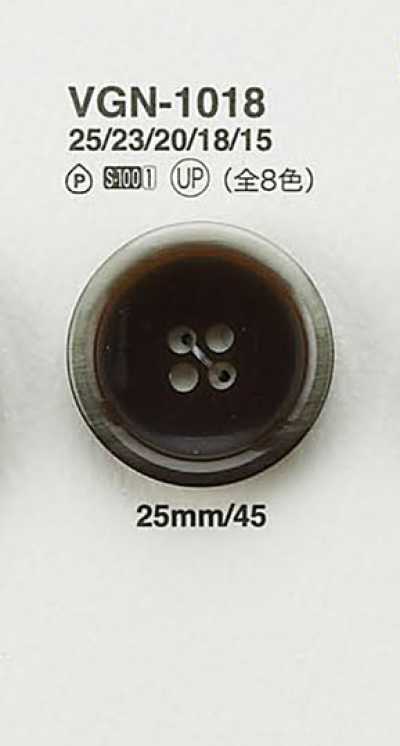 VGN1018 Flat Buffalo Horn-look Button