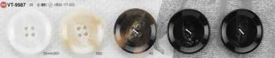 VT9987 Polyester Resin Sew-through 4-hole Button