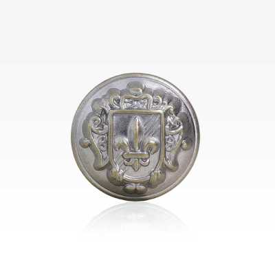 MA2266F Brass Circular Ring Half-ring Shank Button