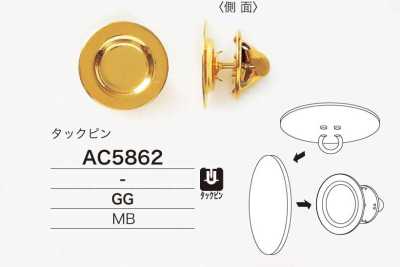 AC5862 Brass Tack Pin