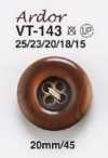 VT143 Woodgrain-style Buttons For Jackets And Suits