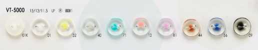 VT5000 Colorful Buttons For Shirts, Polo Shirts And Light Clothing