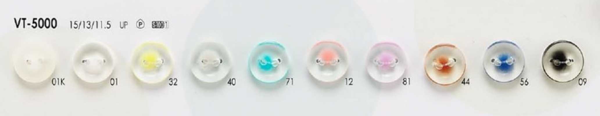 VT5000 Colorful Buttons For Shirts, Polo Shirts, And Lightweight Apparel