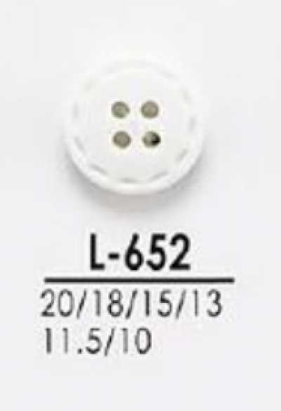 L652 Dyeable Buttons For Light Apparel Such As Shirts And Polo Shirts