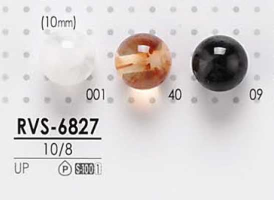 RVS6827 Round Bead Button