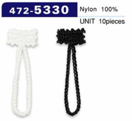 472-5330 Button Loop Chain Cord Type, Overall Length 38 Mm (10 Pcs)