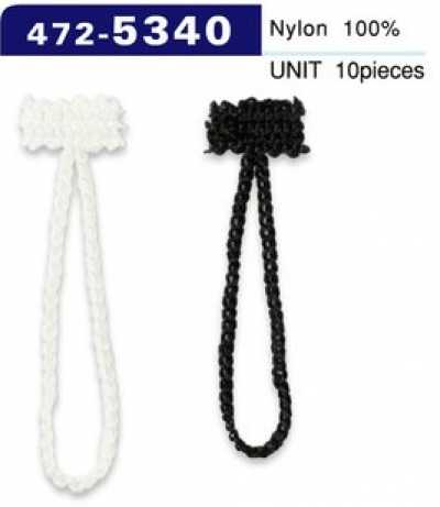 472-5340 Button Loop, Chain Cord Type, Total Length 52 Mm (10 Pieces)