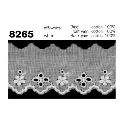 8265 Cotton Narrow Lace