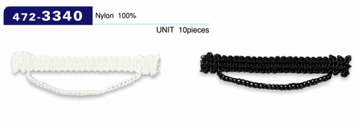 472-3340 Button Loop Chain Cord Type, Horizontal, 55mm (10 Pcs)