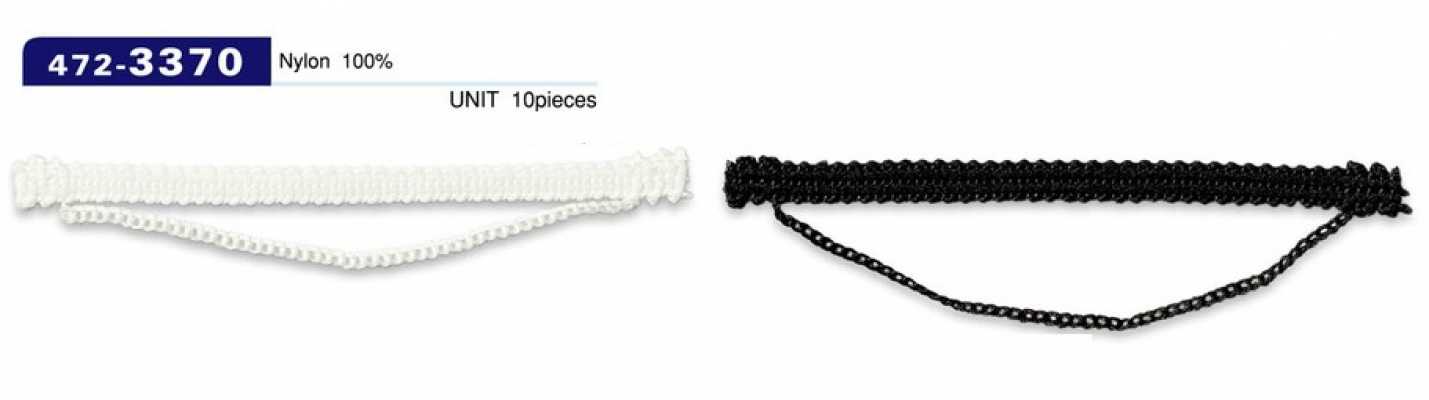 472-3370 Button Loop, Chain Cord Type, 7mm H X 85mm W (Pack Of 10)