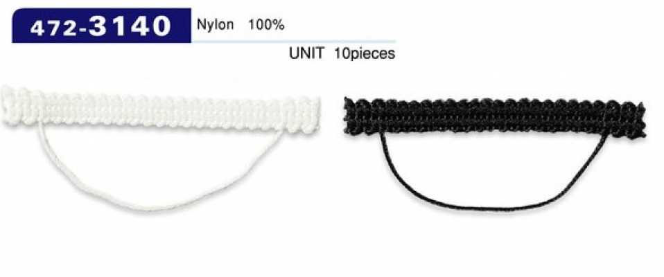 472-3140 Button Loop, Braided Cord Type, Horizontal, 56 Mm (10 Pcs)