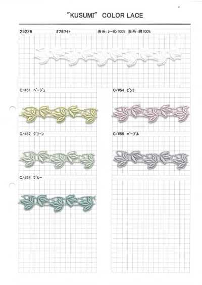 25226 Narrow Chemical Lace