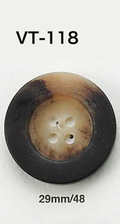 VT118 Buffalo Horn-style Button