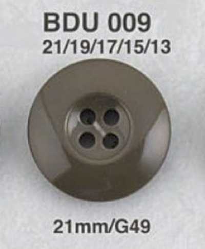 BDU009 Polyester Resin 4-hole Button