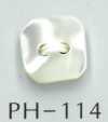 PH114 2-hole Square Shell Button