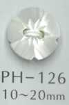 PH126 2-hole Flower Shell Button