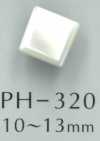 PH320 Diamond-shaped Metal Shell Button