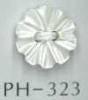 PH323 2-hole Flower Shell Button