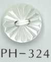 PH324 2 Hole Geometric Chopped Shell Button
