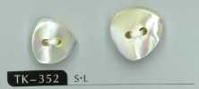 TK352 2 Hole Regular Triangle Takase Shell Button