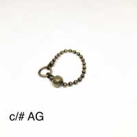 AXP5715F Ball Chain Zipper Point (Pull Tab) IRIS Sub Photo