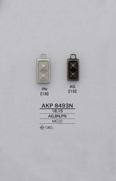AKP8493N Studs Zipper Point (Pull Tab)