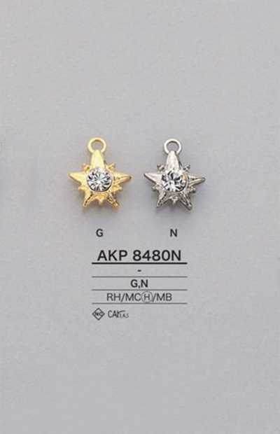 AKP8480N Rhinestone Star-shaped Zipper Pull