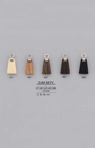 OJM667V Polyester Zipper Pull Tab