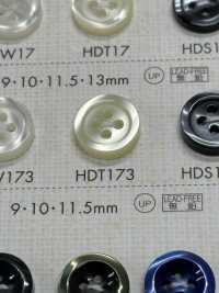 HDT173 DAIYA BUTTONS Impact Resistant HYPER DURABLE "" Series Shell-like Polyester Button "" DAIYA BUTTON Sub Photo