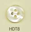 HDT8 DAIYA BUTTONS Shock-Resistant HYPER DURABLE Series Shell-Like Polyester Button